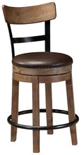 Load image into Gallery viewer, Pinnadel - Light Brown - UPH Swivel Barstool (1/CN)