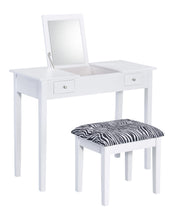 Load image into Gallery viewer, Zebra - 2-piece Vanity Set White And Zebra