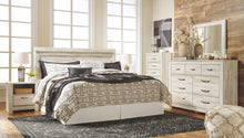 Load image into Gallery viewer, Bellaby - Whitewash - 3 Pc. - Dresser, Mirror, Queen Panel Headboard