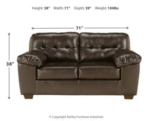 Load image into Gallery viewer, Alliston - Chocolate - Loveseat