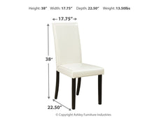 Load image into Gallery viewer, Kimonte - Ivory - Dining UPH Side Chair (2/CN)