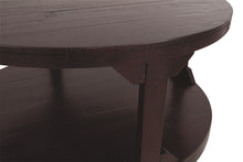 Load image into Gallery viewer, Rogness - Rustic Brown - Round Cocktail Table