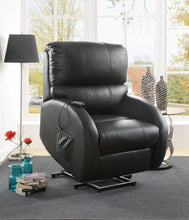 Load image into Gallery viewer, Living Room : Power Lift Recliner - Black - Upholstered Power Lift Recliner Black
