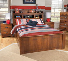 Load image into Gallery viewer, Barchan - Medium Brown - Full Bookcase Bed with Trundle