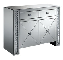 Load image into Gallery viewer, 2-drawer Accent Cabinet Clear Mirror
