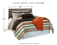 Load image into Gallery viewer, Cazenfeld - Black/Gray - Queen Panel Headboard