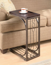 Load image into Gallery viewer, Accent Table Brown And Burnished Copper