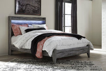Load image into Gallery viewer, Baystorm - Gray - King Panel Bed with 2 Storage Drawers