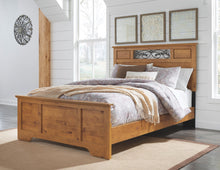 Load image into Gallery viewer, Bittersweet - Light Brown - 7 Pc. - Dresser, Mirror, Queen Panel Bed, 2 Nightstands