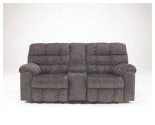 Load image into Gallery viewer, Acieona - Slate - DBL Rec Loveseat w/Console