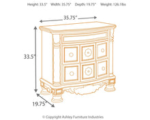 Load image into Gallery viewer, North Shore - Dark Brown - Three Drawer Night Stand