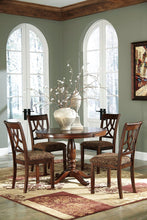 Load image into Gallery viewer, Leahlyn - Medium Brown - Round Dining Room Table