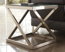 Load image into Gallery viewer, Coylin - Brushed Nickel Finish - Square End Table
