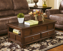 Load image into Gallery viewer, Gately - Medium Brown - Lift Top Cocktail Table