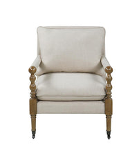 Load image into Gallery viewer, Beige - Upholstered Accent Chair With Casters Beige