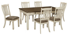 Load image into Gallery viewer, Bolanburg - Antique White - 7 Pc. - Rectangular Dining Room Table, 6 Upholstered Side Chairs