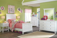Load image into Gallery viewer, Kaslyn - White - 6 Pc. - Dresser, Mirror, Chest, Twin Panel Bed