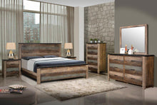 Load image into Gallery viewer, Sembene Bedroom Collection - Sembene Eastern King Panel Bed Antique Multi-color
