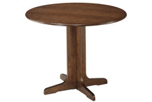 Load image into Gallery viewer, Stuman - Medium Brown - Round DRM Drop Leaf Table