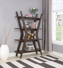 Load image into Gallery viewer, Home Office : Bookcases - 4-tier Bookcase Dark Walnut