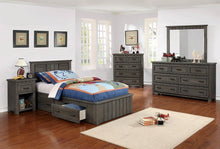 Load image into Gallery viewer, Napoleon Collection - Napoleon Full Platform Bed With Storage Drawers Gunsmoke