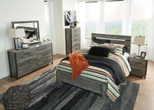 Load image into Gallery viewer, Cazenfeld - Black/Gray - 5 Pc. - Dresser, Mirror, Queen Panel Bed
