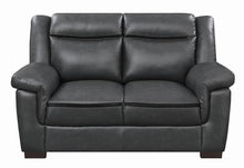 Load image into Gallery viewer, Grey - Arabella Pillow Top Upholstered Loveseat Grey