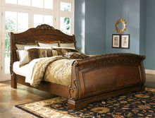 Load image into Gallery viewer, North Shore - Dark Brown - King Sleigh Bed