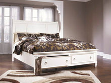 Load image into Gallery viewer, Prentice - White - California King Sleigh Rails