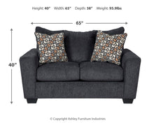 Load image into Gallery viewer, Wixon - Slate - Loveseat