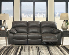 Load image into Gallery viewer, Dunwell - Steel - PWR REC Sofa with ADJ Headrest