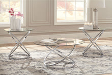 Load image into Gallery viewer, Hollynyx - Chrome Finish - Occasional Table Set (3/CN)