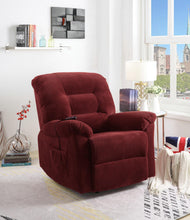 Load image into Gallery viewer, Living Room : Power Lift Recliner - Brick Red - Upholstered Power Lift Recliner Brick Red
