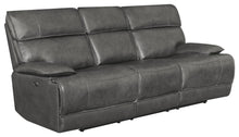 Load image into Gallery viewer, Stanford Motion Collection - Charcoal - Stanford 3-piece Power Living Room Set Charcoal