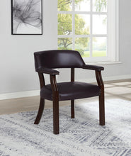 Load image into Gallery viewer, Home Office : Chairs - Burgundy - Upholstered Office Chair With Nailhead Trim Burgundy