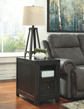 Load image into Gallery viewer, Gavelston - Rubbed Black - Chair Side End Table