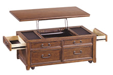 Load image into Gallery viewer, Woodboro - Dark Brown - Lift Top Cocktail Table
