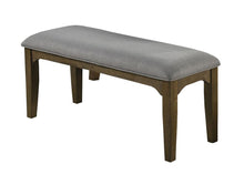 Load image into Gallery viewer, Rayleene Collection - Grey - Rayleene Upholstered Bench Grey And Medium Brown