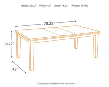 Load image into Gallery viewer, Haddigan - Dark Brown - RECT Dining Room EXT Table