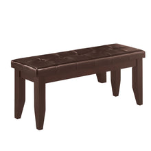 Load image into Gallery viewer, Dalila Collection - Black - Dalila Tufted Upholstered Dining Bench Cappuccino And Black