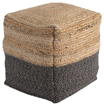Load image into Gallery viewer, Sweed Valley - Natural/Black - Pouf
