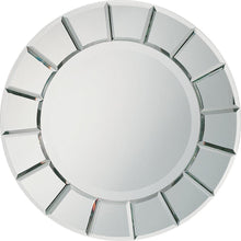 Load image into Gallery viewer, Round Sun-shaped Mirror Silver