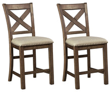 Load image into Gallery viewer, Moriville - Beige - Upholstered Barstool (2/CN)