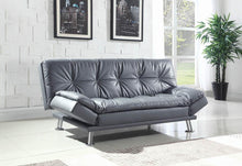 Load image into Gallery viewer, Dilleston Collection - Dilleston Tufted Back Upholstered Sofa Bed Grey