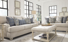 Load image into Gallery viewer, Traemore - Linen - 5 Pc. - Sofa, Loveseat, Shawnalore Ottoman Cocktail Table, 2 End Tables