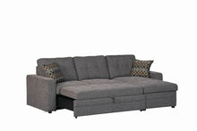Load image into Gallery viewer, Gus Sectional - Charcoal - Gus Sleeper Sectional Sofa Charcoal