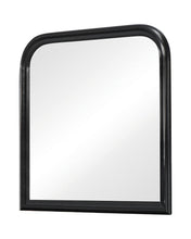 Load image into Gallery viewer, Louis Philippe Collection - Louis Philippe Black Square Dresser Mirror With Rounded Edges