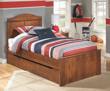 Load image into Gallery viewer, Barchan - Medium Brown - Twin Panel Bed with Trundle
