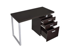 Load image into Gallery viewer, Brennan Desk - Brennan 3-drawer Office Desk Cappuccino