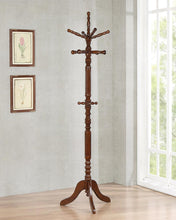 Load image into Gallery viewer, Coat Rack With 11 Hooks Dark Honey